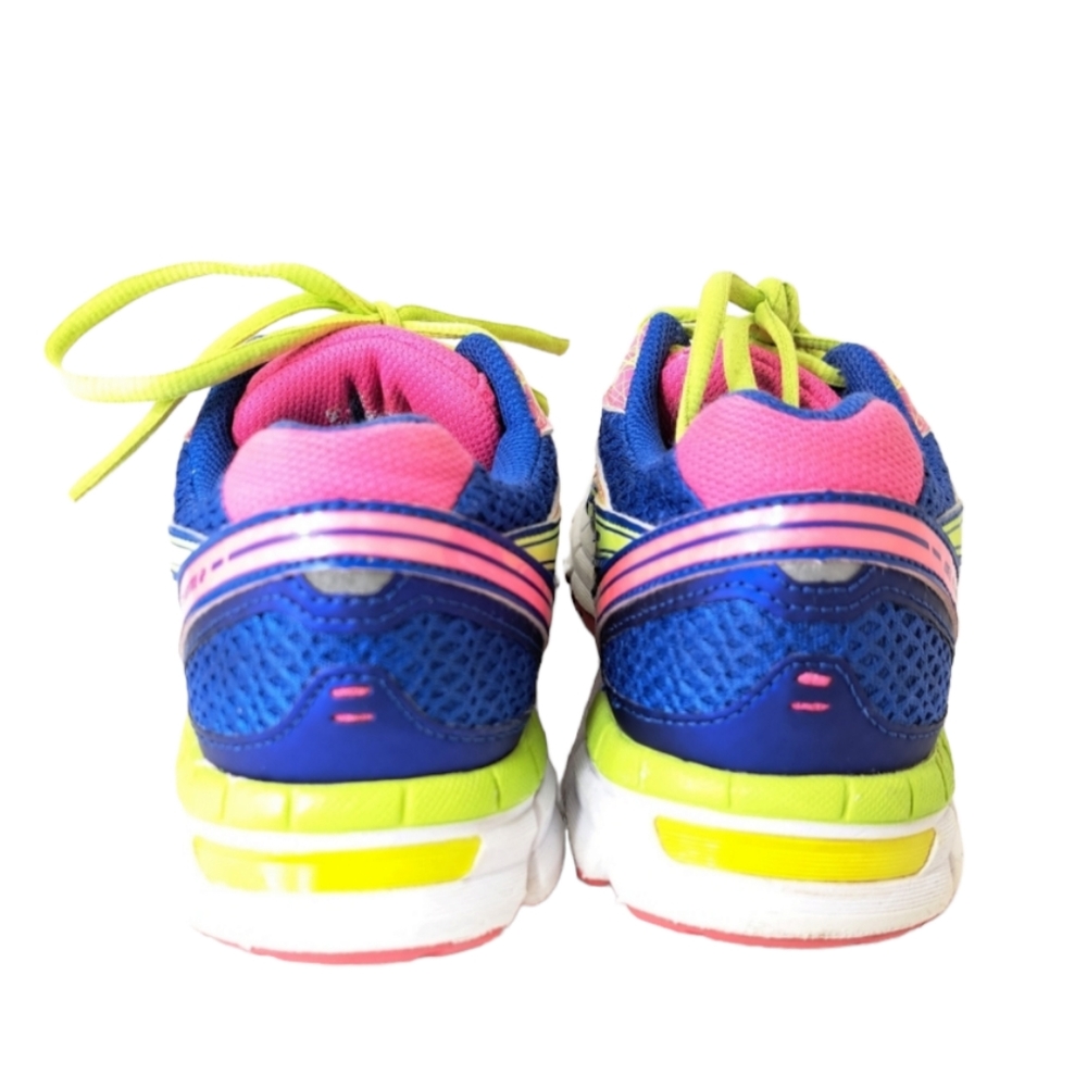 Asics Women's Multicolored Neon Colors Running Shoes Size 7 - Picture 4 of 13